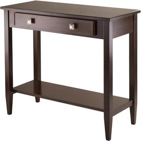 img 4 attached to Stylish Winsome Richmond Occasional Table in Antique Walnut – Chic Addition for Any Space