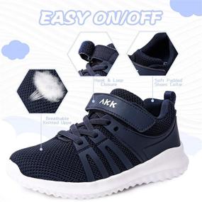 img 3 attached to 👟 Akk Sneakers: Stylish and Versatile Girls' Athletic Shoes for Running, Tennis, and More!