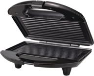 brentwood non-stick black panini press and sandwich maker логотип