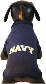 img 2 attached to 🐾 NCAA Navy Midshipmen Cotton Lycra Dog Tank Top: Stylish and comfortable pet wear for Navy's spirited fans!