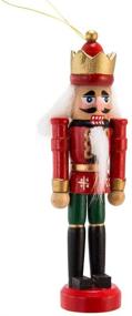 img 1 attached to 🎄 Exquisite Kurt Adler Wooden Nutcracker Ornament Set: Enhance Your Holiday Décor!