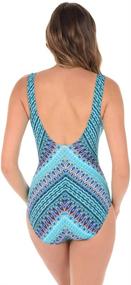 img 3 attached to Miraclesuit Swimwear Underwire Swimsuit Multicolored Women's Clothing