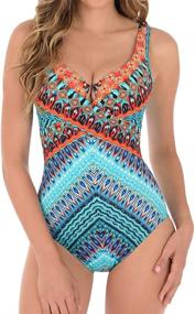 img 2 attached to Miraclesuit Swimwear Underwire Swimsuit Multicolored Women's Clothing