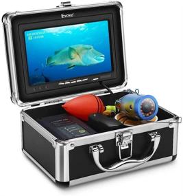 img 4 attached to 📷 Eyoyo Underwater Fishing Camera Video DVR - HD 1000 TVL Fish Finder with 7 Inch LCD Monitor, Waterproof & Infrared, Suitable for Ice Lake, Sea, Boat, Kayak Fishing - 30m Cable