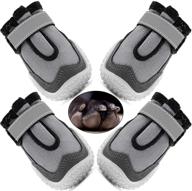 🐾 gawwapet dog booties: snow & winter shoes for small medium large dogs - nonslip, breathable sole for hiking & running - 4pcs логотип