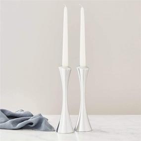 img 1 attached to Nambé - Aquila Candlesticks - Set of 2 - 10 Inch Each 🕯️ - Contemporary Home Decor Collection - Crafted with Nambé Alloy - Designed by Lou Henry