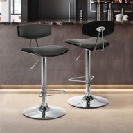 armen living leather barstool adjustable furniture and game & recreation room furniture logo