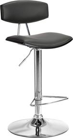 img 3 attached to Armen Living Leather Barstool Adjustable Furniture and Game & Recreation Room Furniture