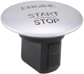 img 3 attached to Silver Keyless Start Stop Push Switch Button by NewYall