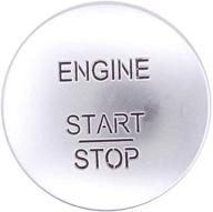 silver keyless start stop push switch button by newyall logo