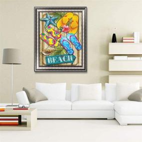 img 2 attached to ⛱️ Cool Summer Diamond Painting Decor with Sparkling Diamonds
