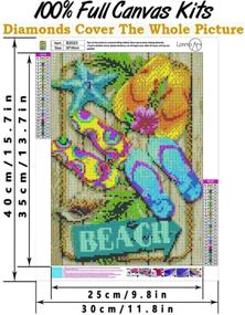 img 3 attached to ⛱️ Cool Summer Diamond Painting Decor with Sparkling Diamonds