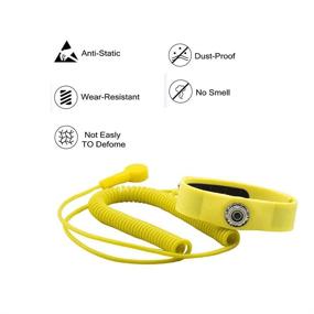 img 2 attached to Adjustable Antistatic Wrist Silicone Yellow