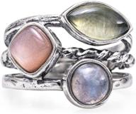 joolala stacked sterling prehnite moonstone logo