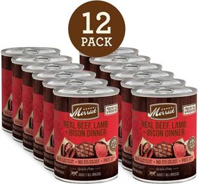 img 3 attached to Merrick Grain Free Canned Wet Dog Food Real Meat Recipe (Case of 12) - High-Quality Nutrition for your Canine Companion