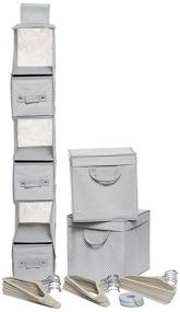 img 3 attached to 🧺 Dove Grey Delta Children Nursery Storage 48 Piece Set - Easy Storage and Organization Solution to Keep Bedroom, Nursery, and Closet Clean