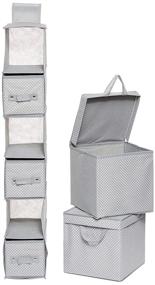 img 2 attached to 🧺 Dove Grey Delta Children Nursery Storage 48 Piece Set - Easy Storage and Organization Solution to Keep Bedroom, Nursery, and Closet Clean