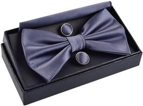 img 3 attached to 👔 Alizeal Green Tuxedo Hanky Cufflinks - Men's Accessories