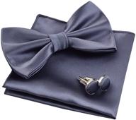 👔 alizeal green tuxedo hanky cufflinks - men's accessories logo