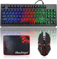 enhance gaming experience with rgb 87 🎮 keys gaming keyboard and backlit mouse combo by bluefinger логотип