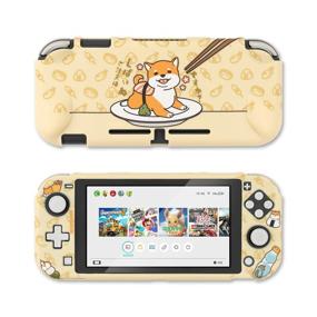 img 4 attached to 🐶 GeekShare Shiba Inu Protective Case for Nintendo Switch Lite - Anti-Collision, Non-Slip, and Shockproof Cover