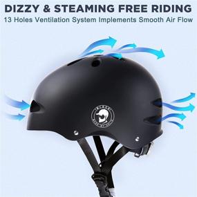 img 2 attached to MCBOB Skateboard Helmet: Ultimate Protection with Impact-Absorbing Core & Two Removable Liners for Multi-Sport Safety - Ideal for Kids, Youth & Adults