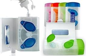 img 2 attached to 💧 Contact Lens Travel Case with Contact Solution