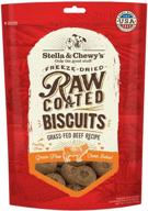 🐶 stella & chewy's freeze-dried raw coated biscuits: premium dog treats for optimal health logo