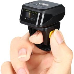 img 4 attached to 🔍 Eyoyo 1D Wireless Ring Barcode Scanner: Bluetooth & 2.4GHz Connectivity, Wearable Finger Bar Code Reader for Windows, Mac OS, Android 4.0+