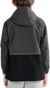 img 3 attached to YINGJIELIDE Lightweight Waterproof Windbreaker: High-performance Outdoor Clothing for Boys