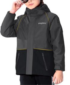 img 4 attached to YINGJIELIDE Lightweight Waterproof Windbreaker: High-performance Outdoor Clothing for Boys