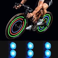 mapleseeker bike wheel lights: brighten your ride with waterproof spoke lights for safe cycling logo