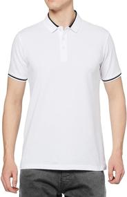 img 4 attached to KENMAX Classic Tipped Quick Dry Performance Men's Clothing for Shirts