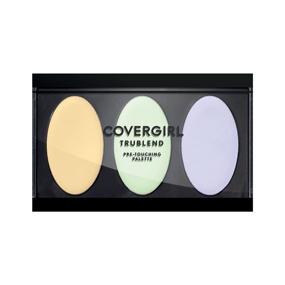 img 4 attached to COVERGIRL Trublend Pre-Touching Color Correcting Palette, 🎨 Warm, 0.16lb | High-Performance Color Correction in One Palette