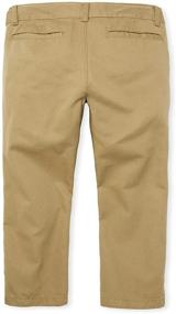 img 2 attached to 👖 Comfy & Stylish: Boys' Stretch Skinny Chino Pants by The Children's Place