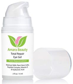 img 3 attached to 💆 Peptide & Hyaluronic Acid Eye Cream Gel to Reduce Dark Circles & Puffiness - 0.5 fl. oz.