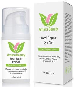 img 4 attached to 💆 Peptide & Hyaluronic Acid Eye Cream Gel to Reduce Dark Circles & Puffiness - 0.5 fl. oz.