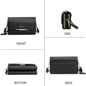 img 3 attached to Crossbody Shoulder Handbag Cellphone Removable Women's Handbags & Wallets for Shoulder Bags