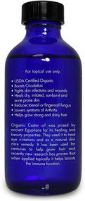 img 3 attached to 🌿 Organic Cold Pressed Castor Oil - Zongle USDA Certified, 4 OZ, Ricinus Communis