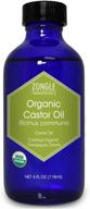 🌿 organic cold pressed castor oil - zongle usda certified, 4 oz, ricinus communis logo