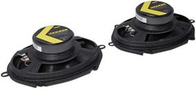 img 3 attached to 🔊 Kicker Car Audio CSS68 6x8 Component Full Range Stereo Speakers Set