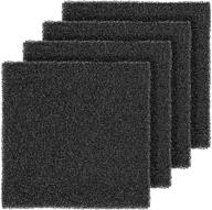 honoson aquarium bio sponge sheet filter media pad – 4-pack filter foam sponges, cut-to-size foam for fish tank логотип