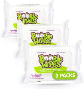 img 4 attached to 👶 Unscented Boogie Wipes Wet Wipes for Baby and Kids - Pack of 3, 30 Wipes