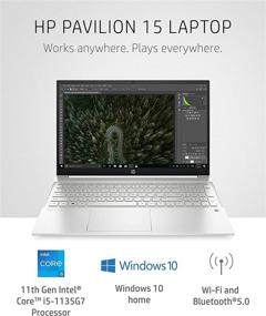 img 3 attached to 💻 Ноутбук HP Pavilion 15 (15-eg0010nr, 2020) - процессор Intel Core i5 11-го поколения, 8 ГБ ОЗУ, 515 ГБ SSD, HD IPS дисплей с узкими краями, Windows 10 Home - компактный дизайн с долгим временем работы от батареи.