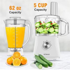 img 3 attached to 🍲 Ultimate Food Processor Blender: High Speed Smoothie Blender, Combo with Coffee Grinder, Chopper, and Vegetable Meat Choppers – Perfect for Puree and Fruit Salad