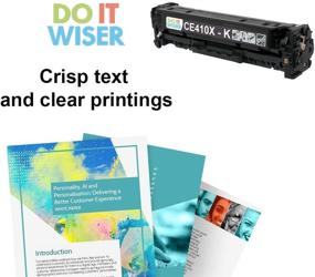 img 3 attached to 🖨️ Do it Wiser Remanufactured Printer Toner Cartridge for HP 305A 305X - High-Quality Replacement CE410A CE410X - Compatible with Laserjet Pro M451nw, M451dn, M451dw, MFP M475dn, MFP M475dw, M375nw (Black)