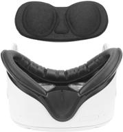 🔧 [new release] sunta leather face cover replacement with enhanced comfort for oculus quest 2, vr facial interface &amp; soft pu leather foam face pad &amp; nose pad leak-prevention &amp; lens protection cover set logo