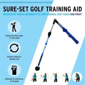 img 3 attached to Optimize Your Golf Swing with the Adjustable Sure-Set Golf Swing Trainer Aid 🏌️ - Enhance Hinge, Forearm Rotation, Shoulder Turn – Lightweight, Durable Golf Trainer with Ergonomic Grip