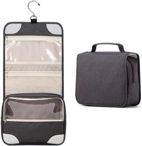 img 4 attached to Vorspack Womens Hanging Toiletry Bag - Large Cosmetic Bag for Travel & Storage