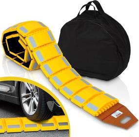 img 4 attached to 🚧 Pyle PSPD16: Premium Portable Traffic Speed Bump - Heavy Duty Reflective Plastic Humps for Vehicles on Asphalt, Concrete, and Gravel